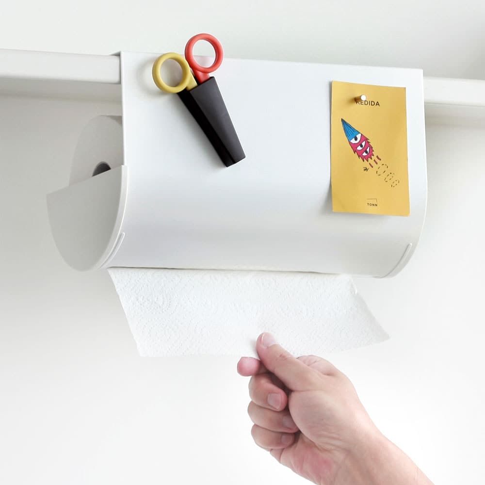 므어므어 므어므여 컬러랙 키친타올걸이 스틸 마그넷 홀더