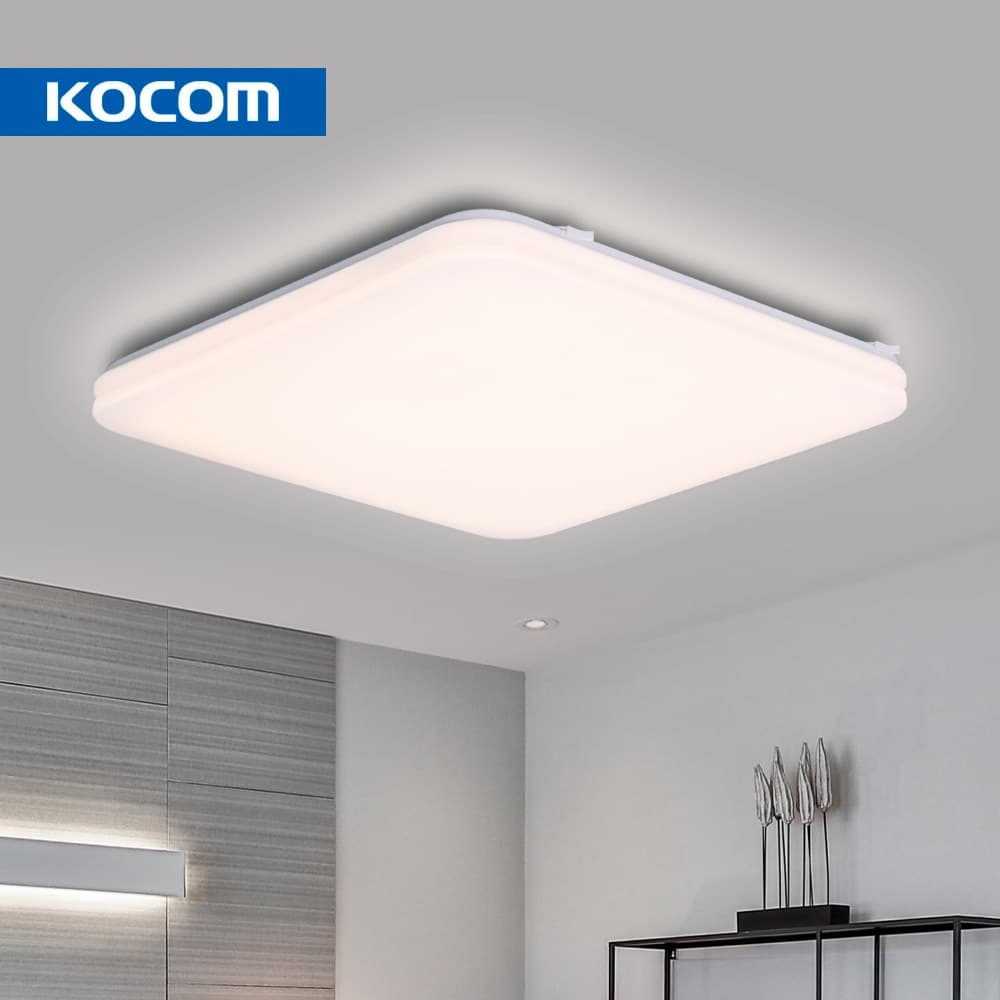 코콤 미리내 플러스 LED방등 50W 주백색 4000K 아이보리빛 안방 천장 등 조명