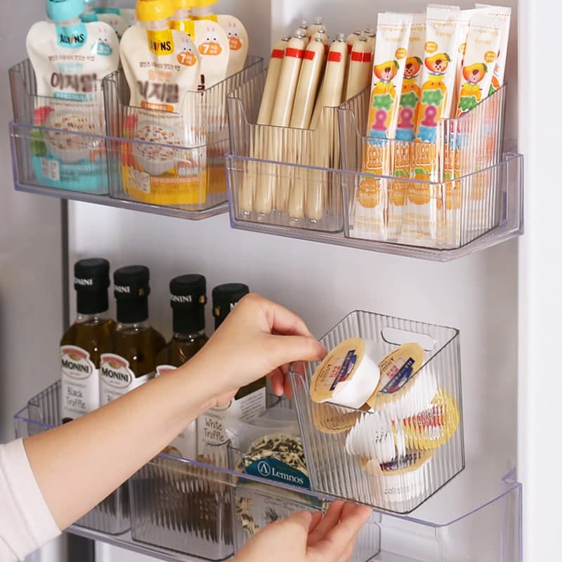 달팽이리빙 퀴진드마망 냉장고 도어 포켓 정리함