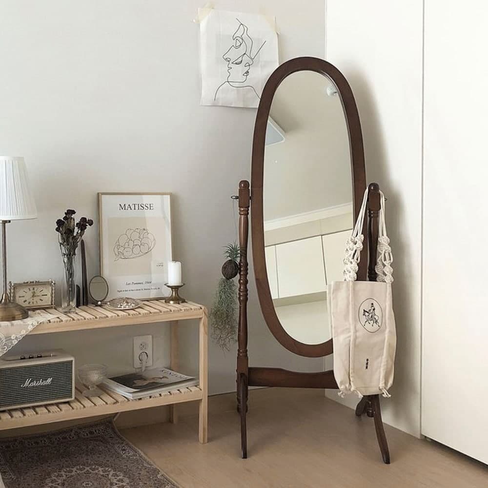 베스트리빙 애슐리 원목 전신거울 7colors