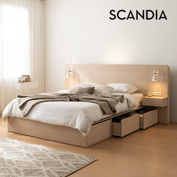 스칸디아 스테이 호텔 수납침대(매트제외) SS/Q/K/LK - 최저가 259,000원