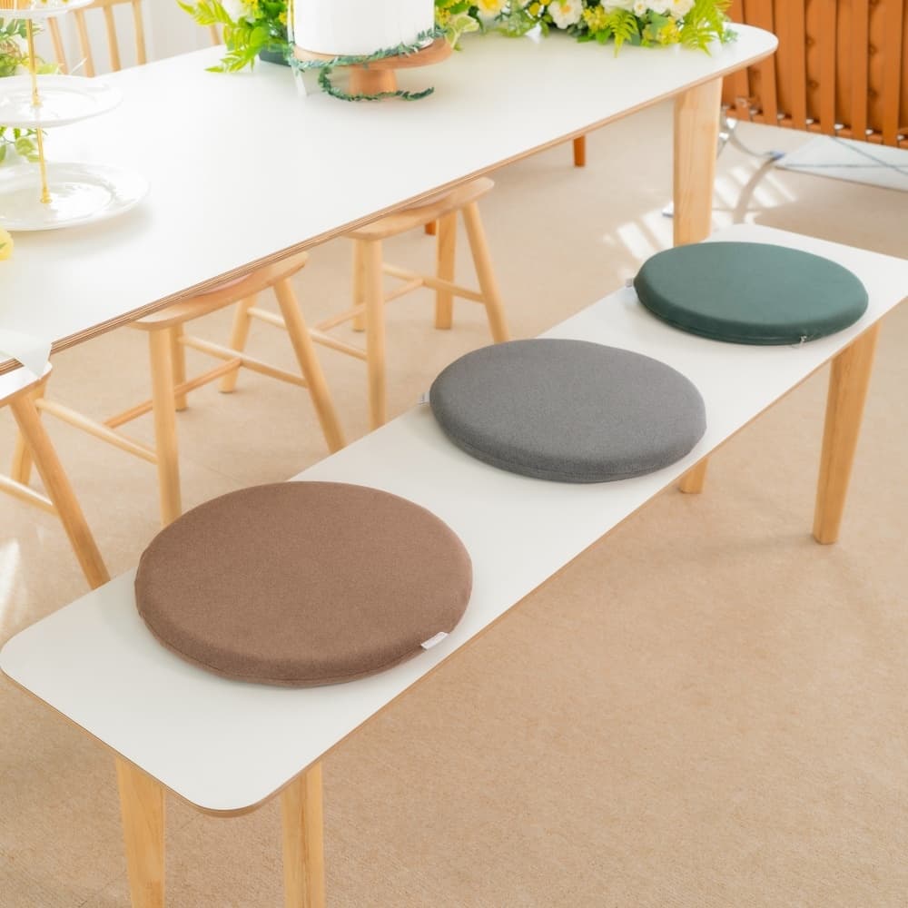 니뜰리히 니뜰리히 메모리폼 원형 식탁 의자 방석