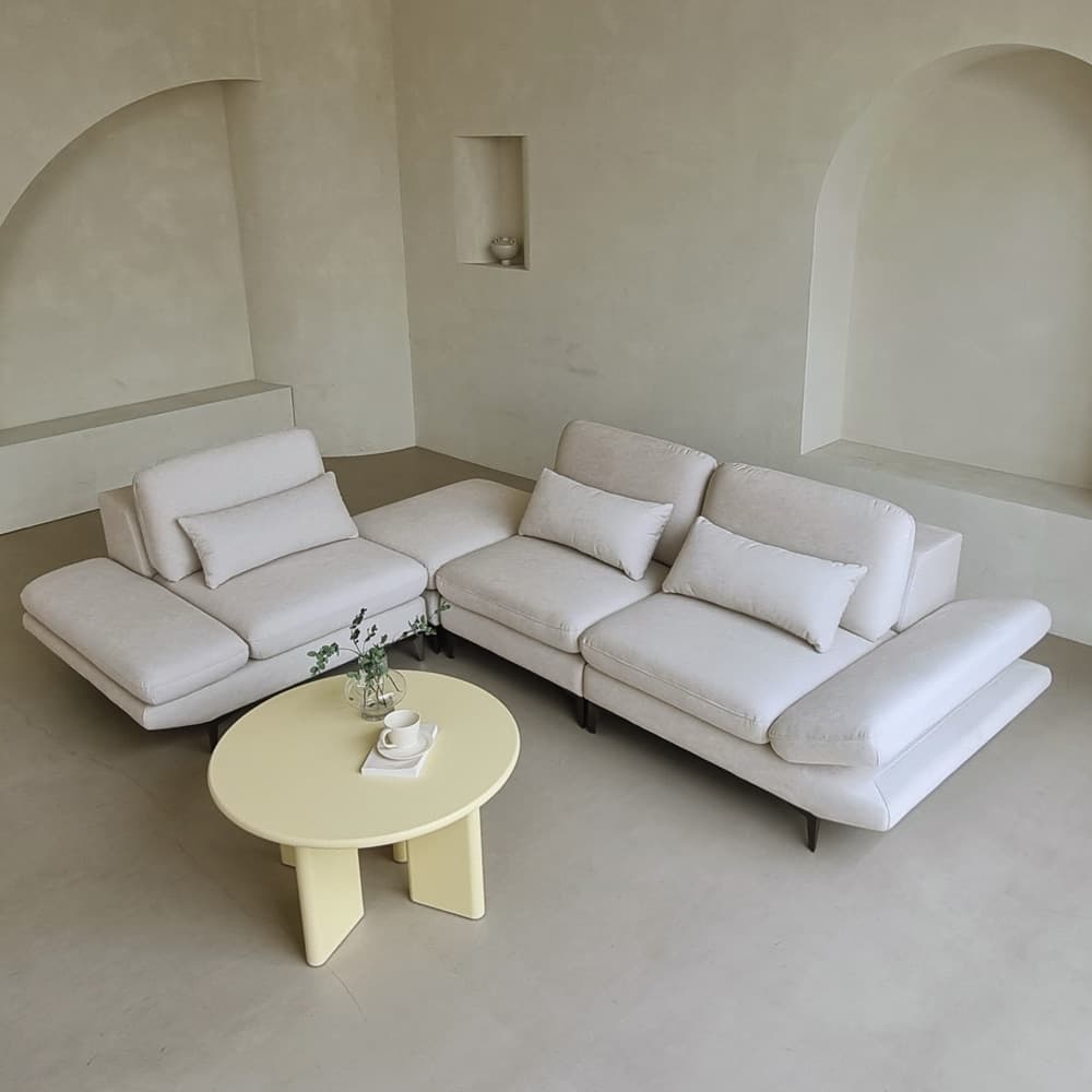 꼬모까사 루프트 아쿠아텍스 4인용 소파 14colors (갤럭시원단) - 최저가 1,301,500원