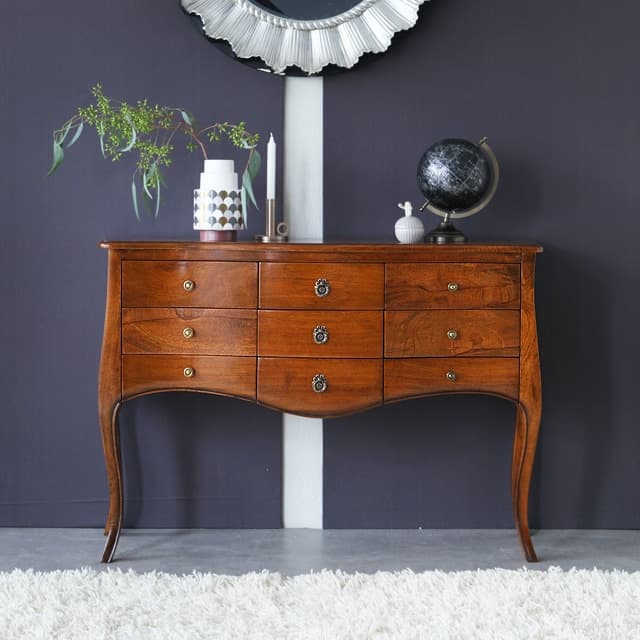 유캐슬 헤리얀 엔틱 3단콘솔