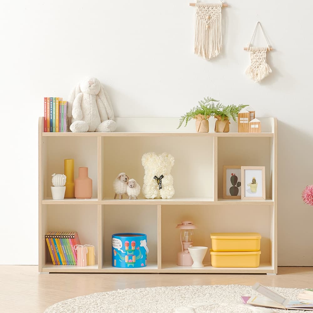 현대가구 피카부 2단 오픈 수납책장 1200