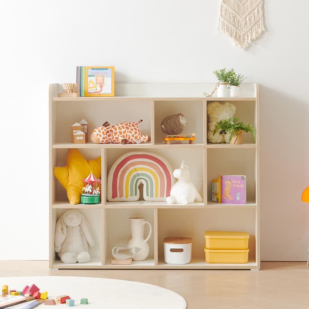 현대가구 피카부 3단 오픈 수납책장 1200