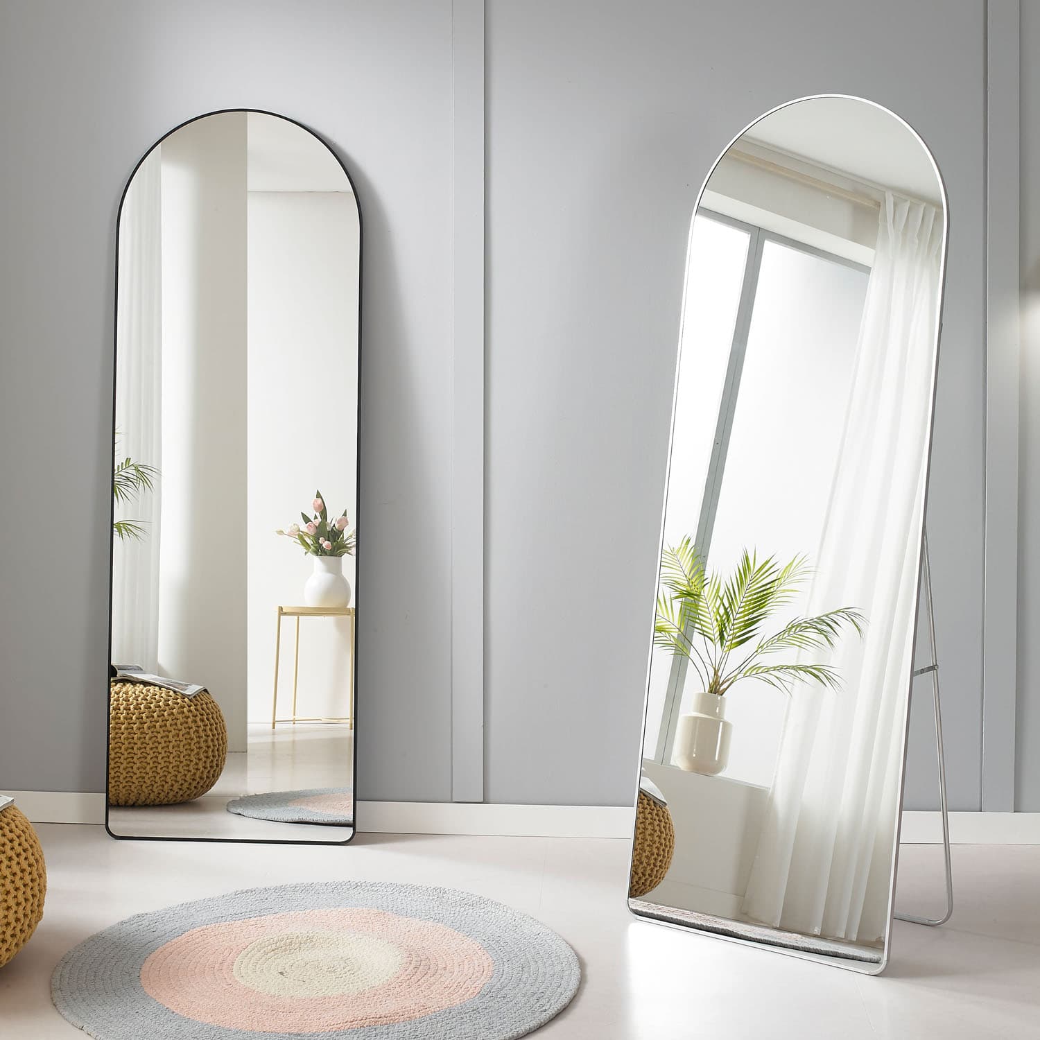 프리메이드 라운드 전신거울