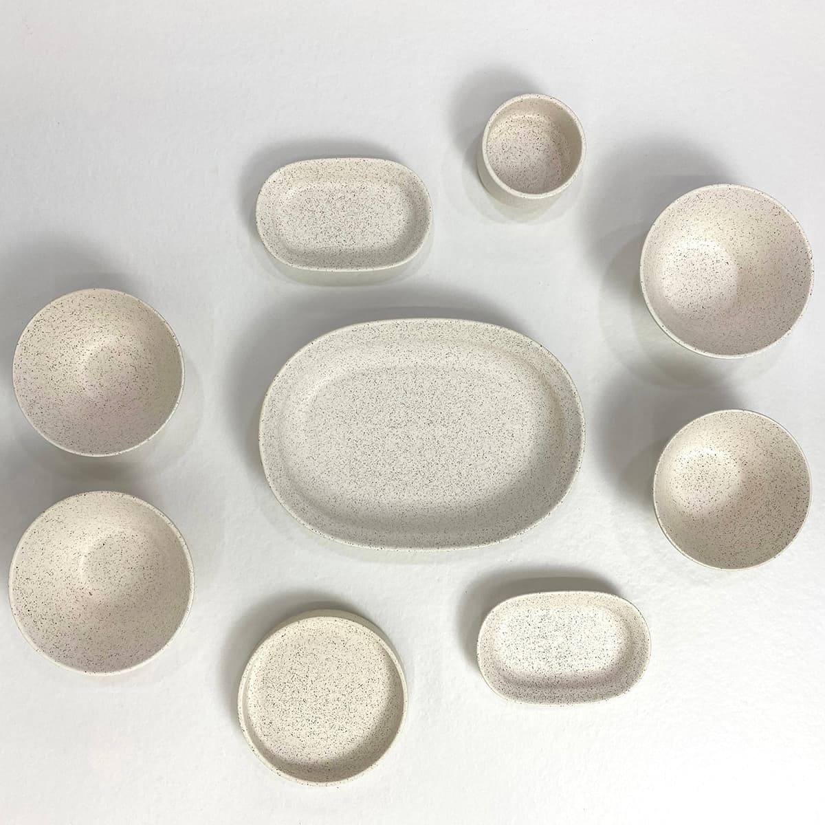 다피도자기 페릴라 2인 오발볼 세트(총 9P)