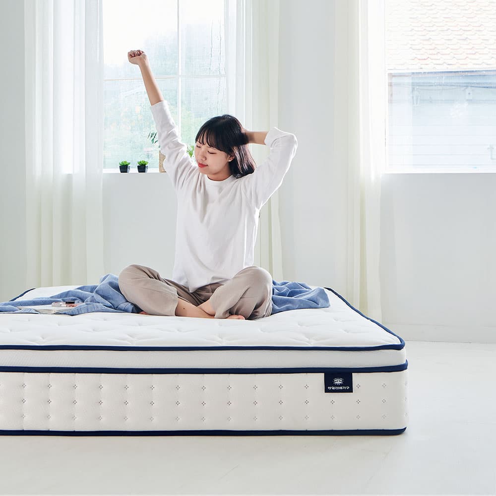 상일리베가구 탄탄해서 허리 편한 25cm 미디엄하드 씨엘 유로탑 본넬 매트리스 (S/SS/D/Q/K) - 최저가 119,900원
