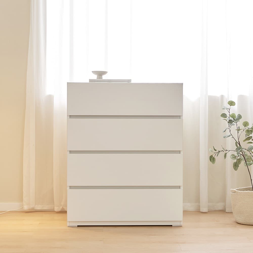 유에라가구 캐슬 800 하이그로시 4단 서랍장 E0 - 최저가 119,000원