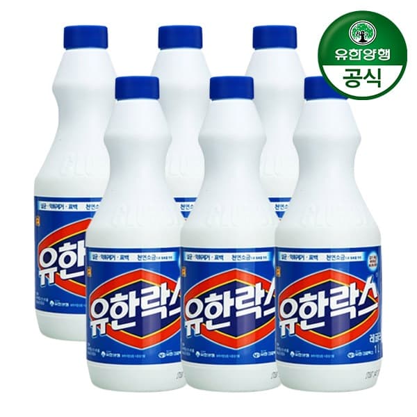 유한양행 유한락스 레귤러 1L 6개