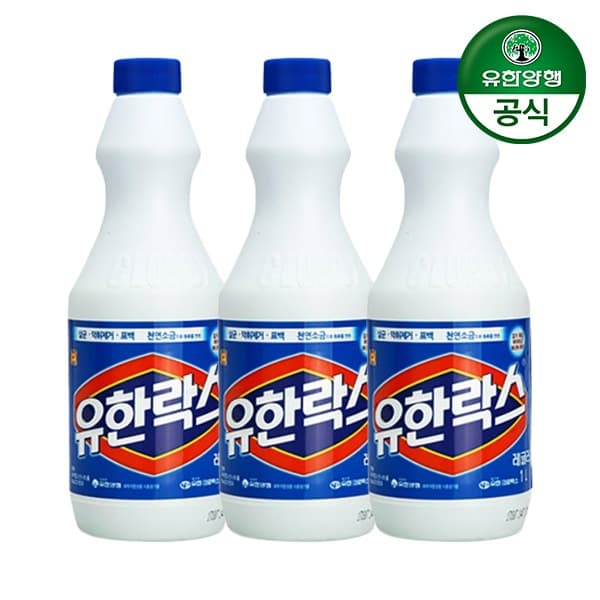 유한양행 유한락스 레귤러 1L 3개