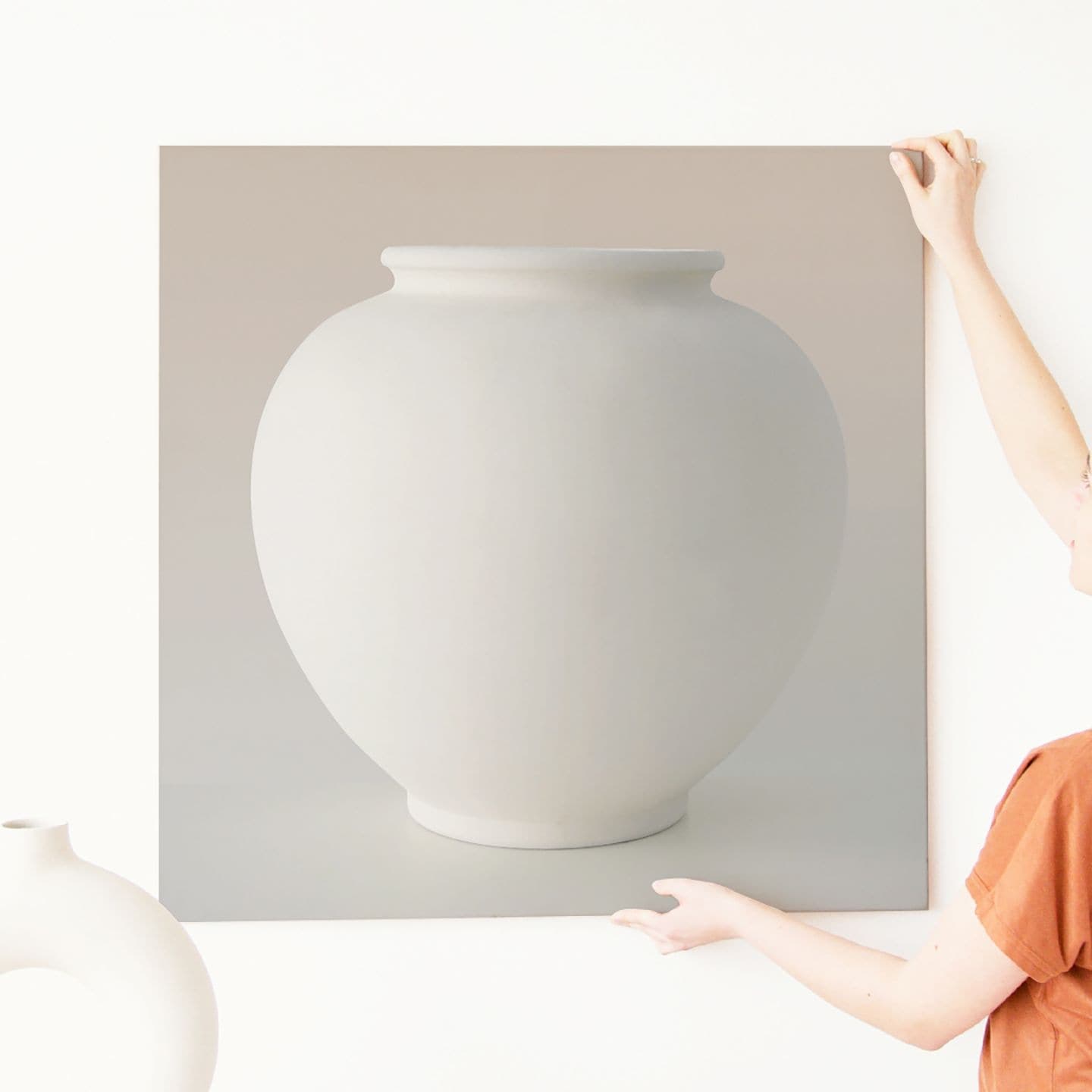 세잔느화실 다복 행복 달항아리 그림 액자 꽃을담다,너를닮다 / 04.달항아리_베이지