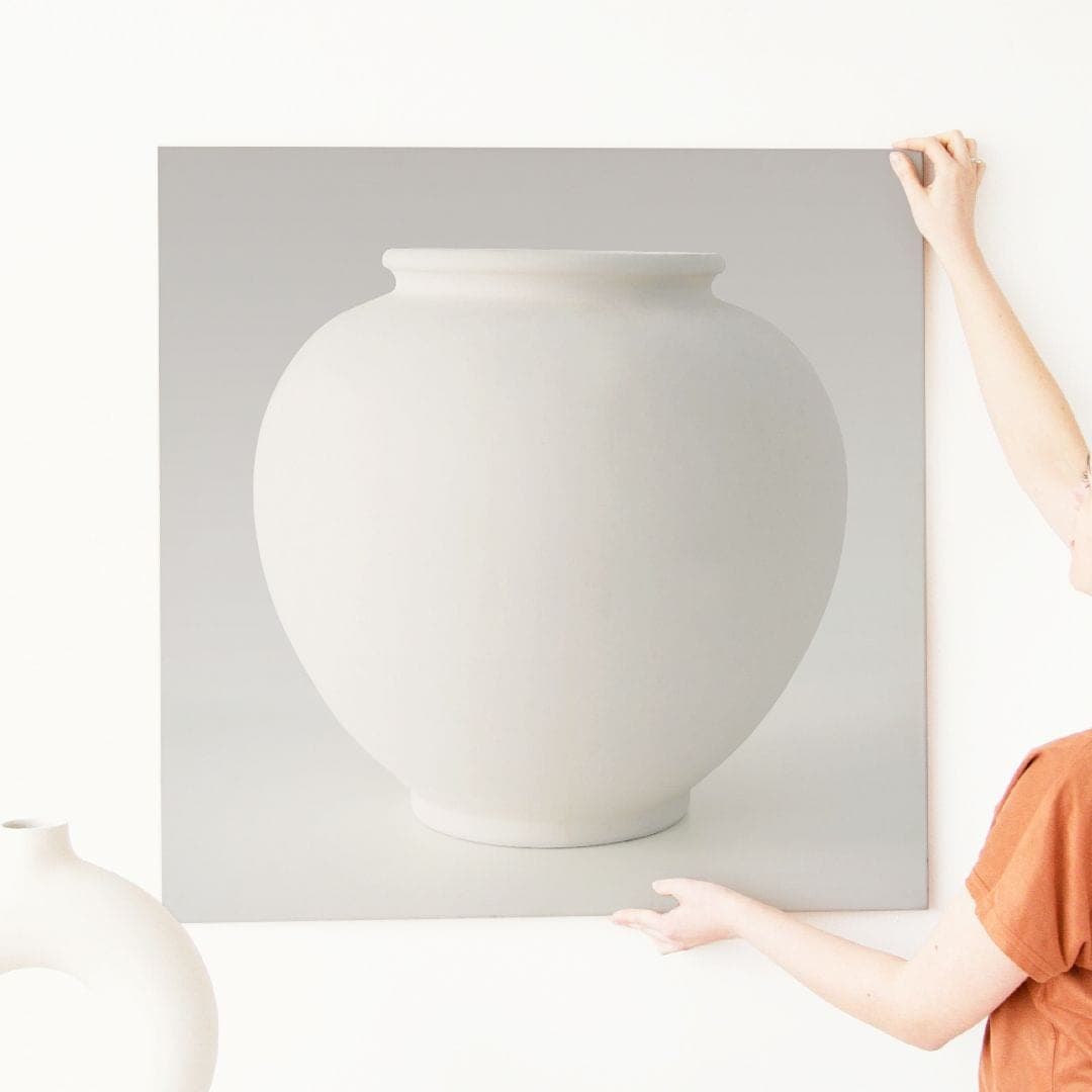 세잔느화실 다복 행복 달항아리 그림 액자 꽃을담다,너를닮다 /  06.달항아리_그레이