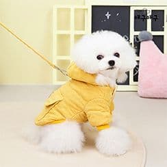 애구애구 강아지 겨울옷 골지베어 패딩
