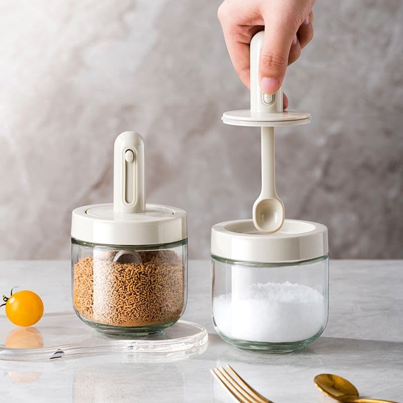 달팽이리빙 퀴진드마망 길이조절 스푼 양념통(320ml)