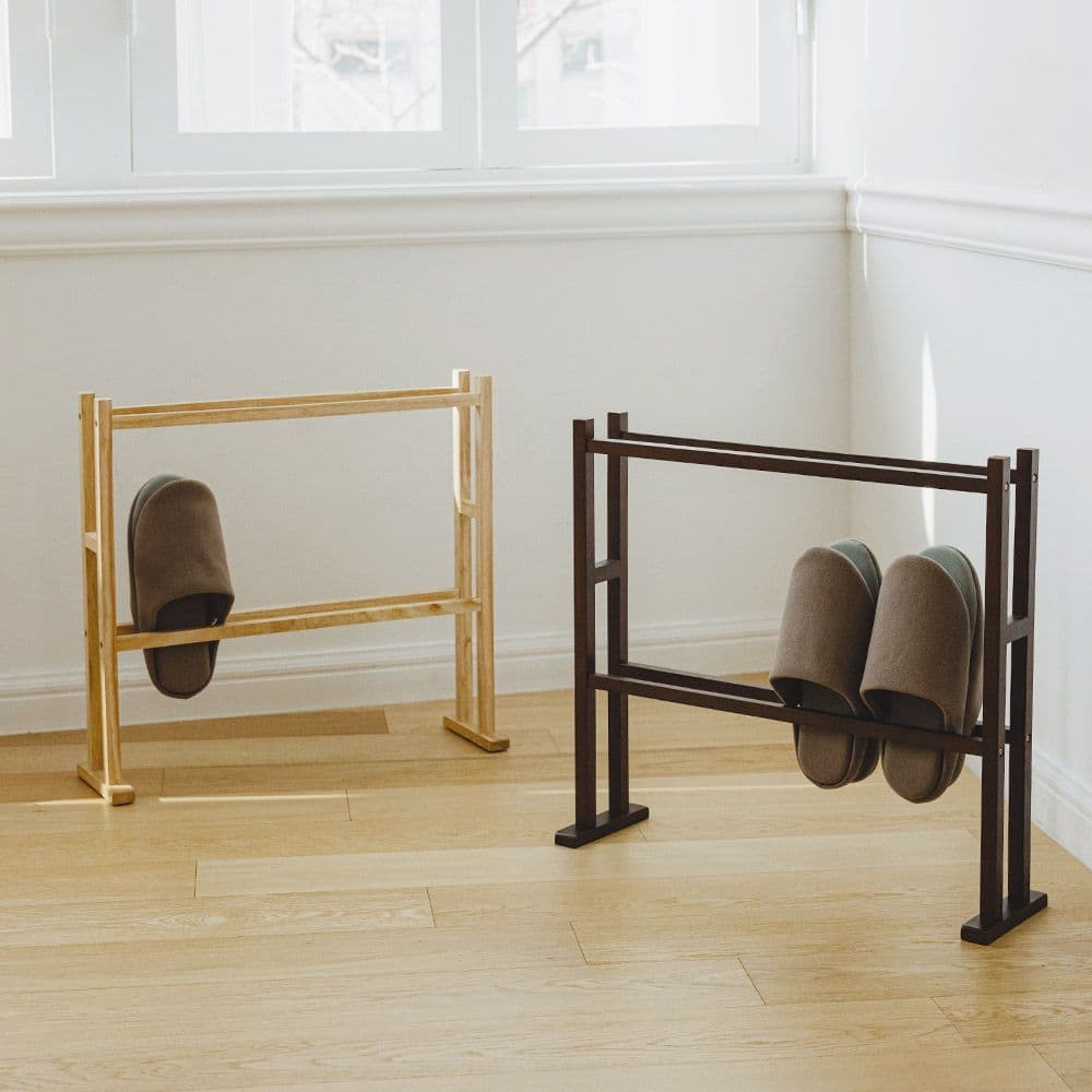 리빙숲 올모 원목 실내화 거치대