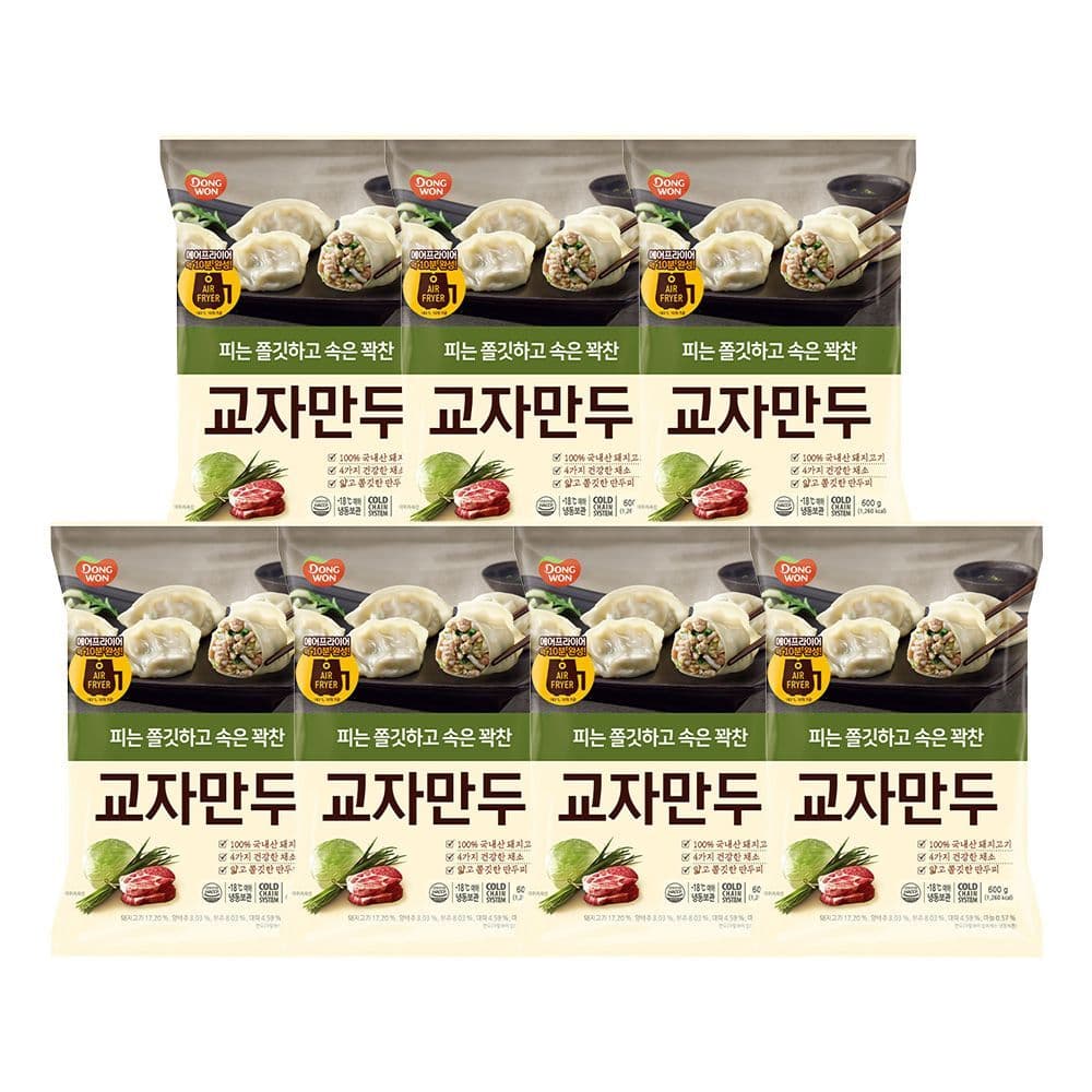 동원 개성 교자만두 2종 600g*7봉 (고기/김치)