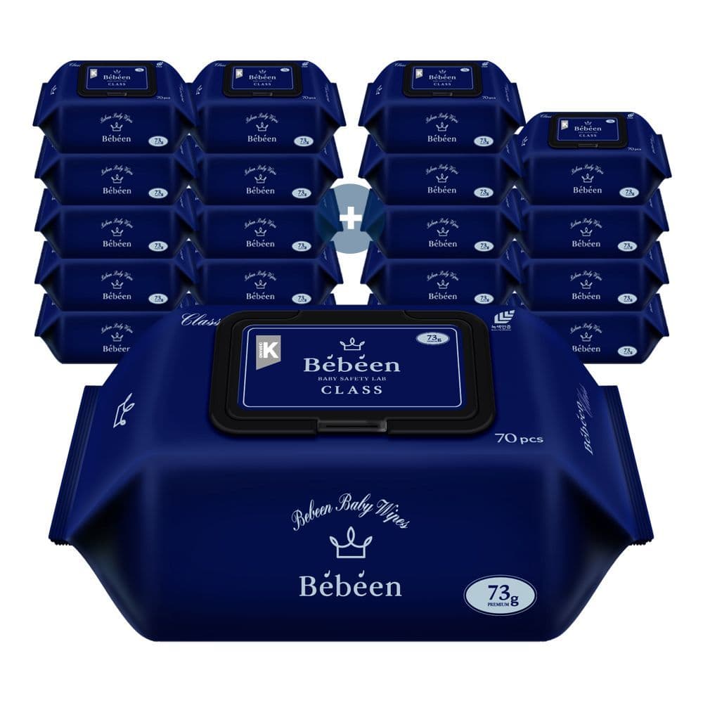 베베앙 아기물티슈 클래스 캡형 70매 20팩