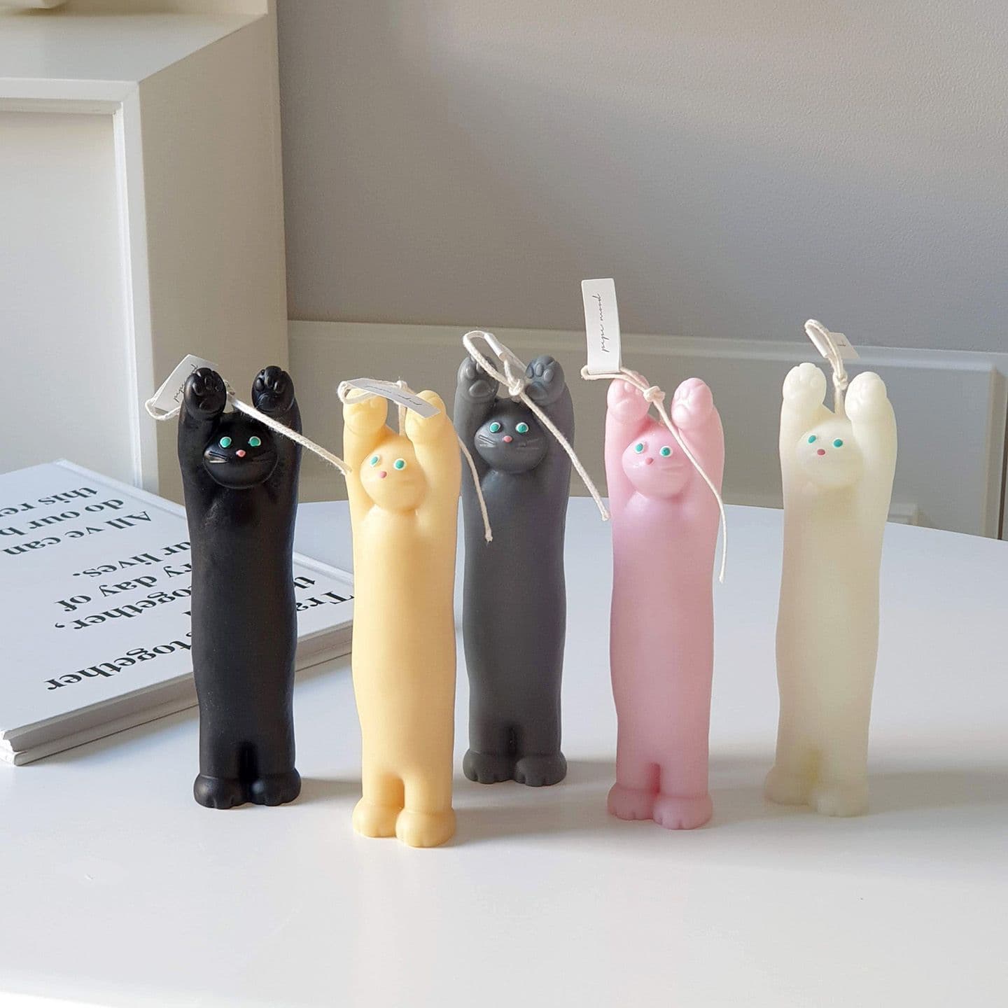 페페무드 주우욱 액체 고양이 캔들 오브제 (5colors)