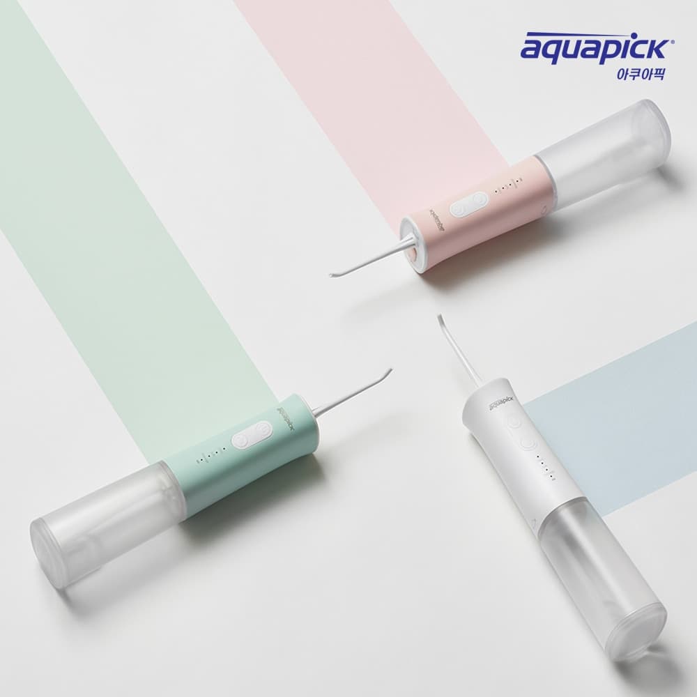 아쿠아픽 코드리스 휴대용 구강세정기 AQ-205