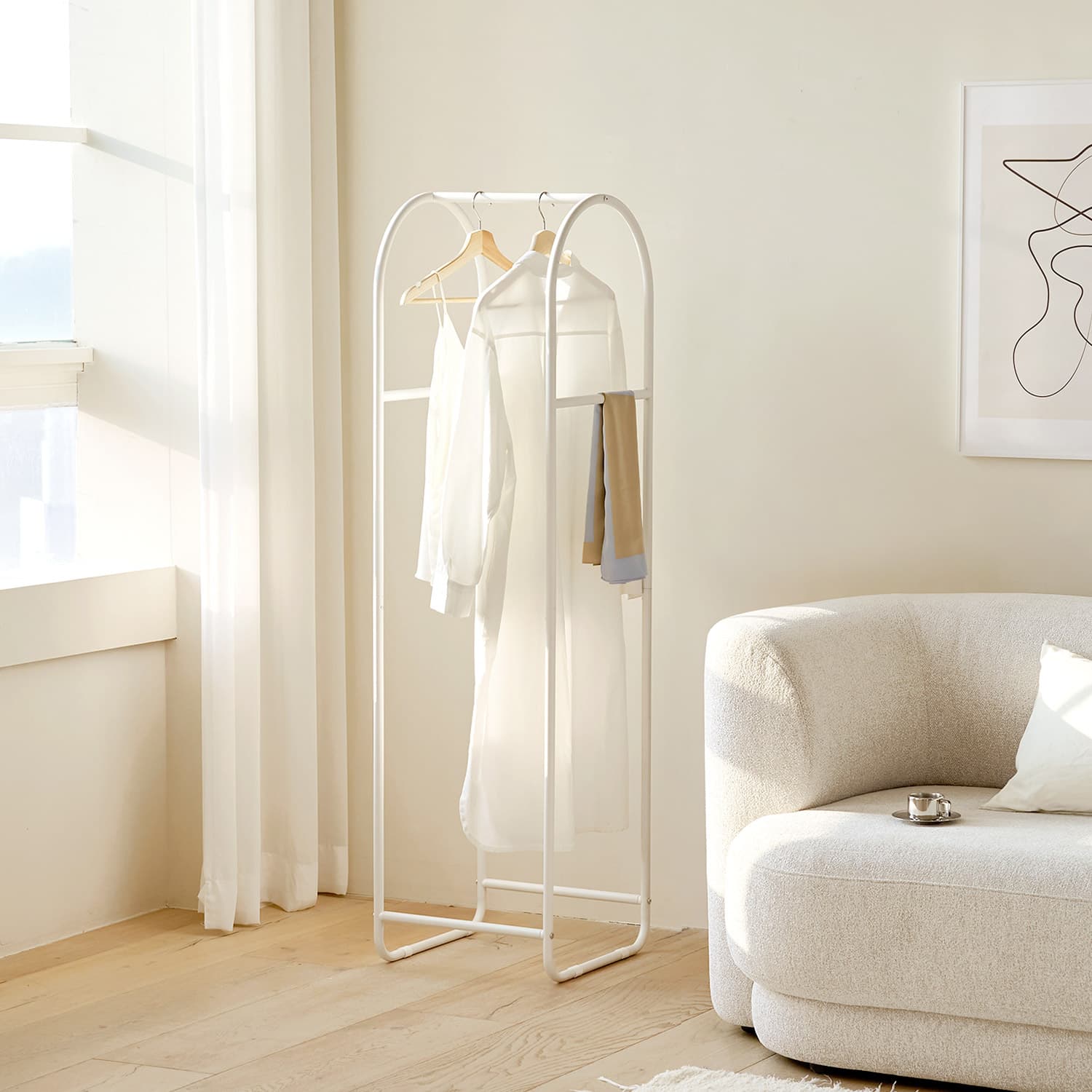 룸앤홈 아치 다용도 스탠드행거 M