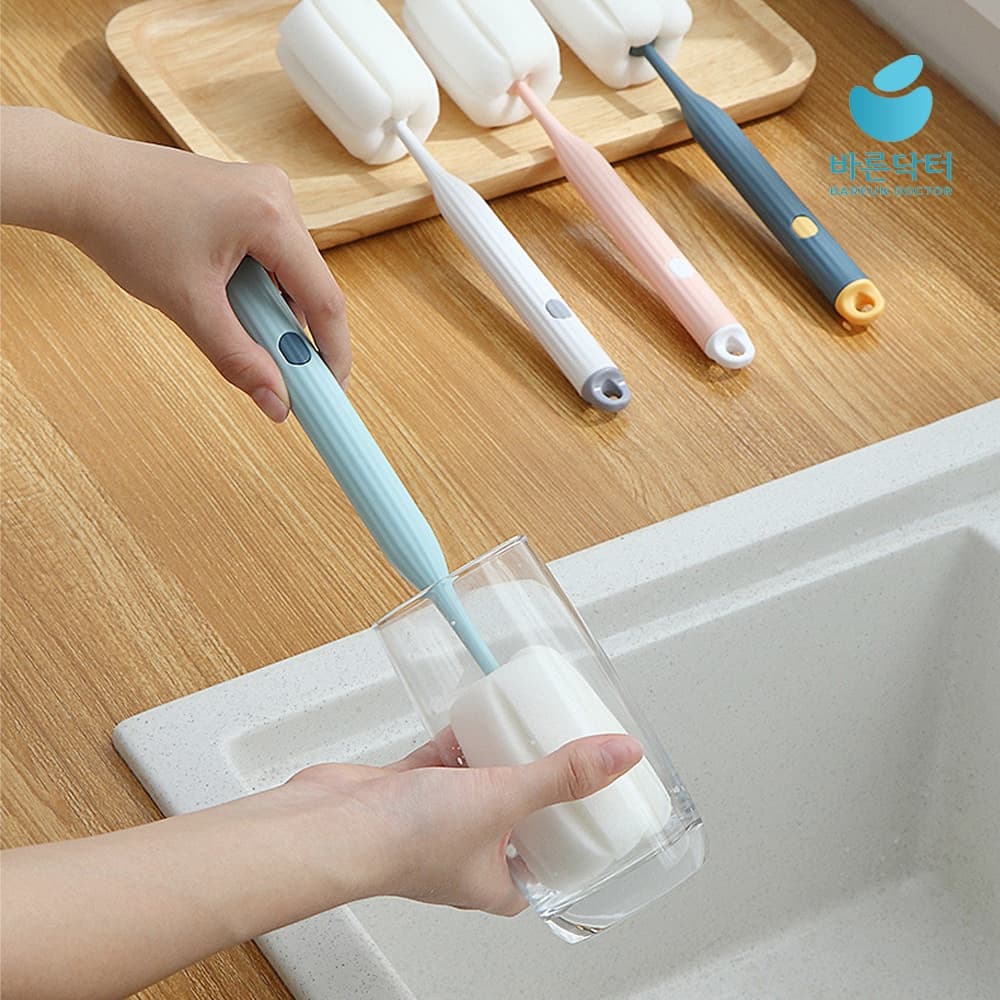 디홈 바른닥터 젖병솔 젖병 물병 컵 텀블러 세척솔 스펀지 브러쉬