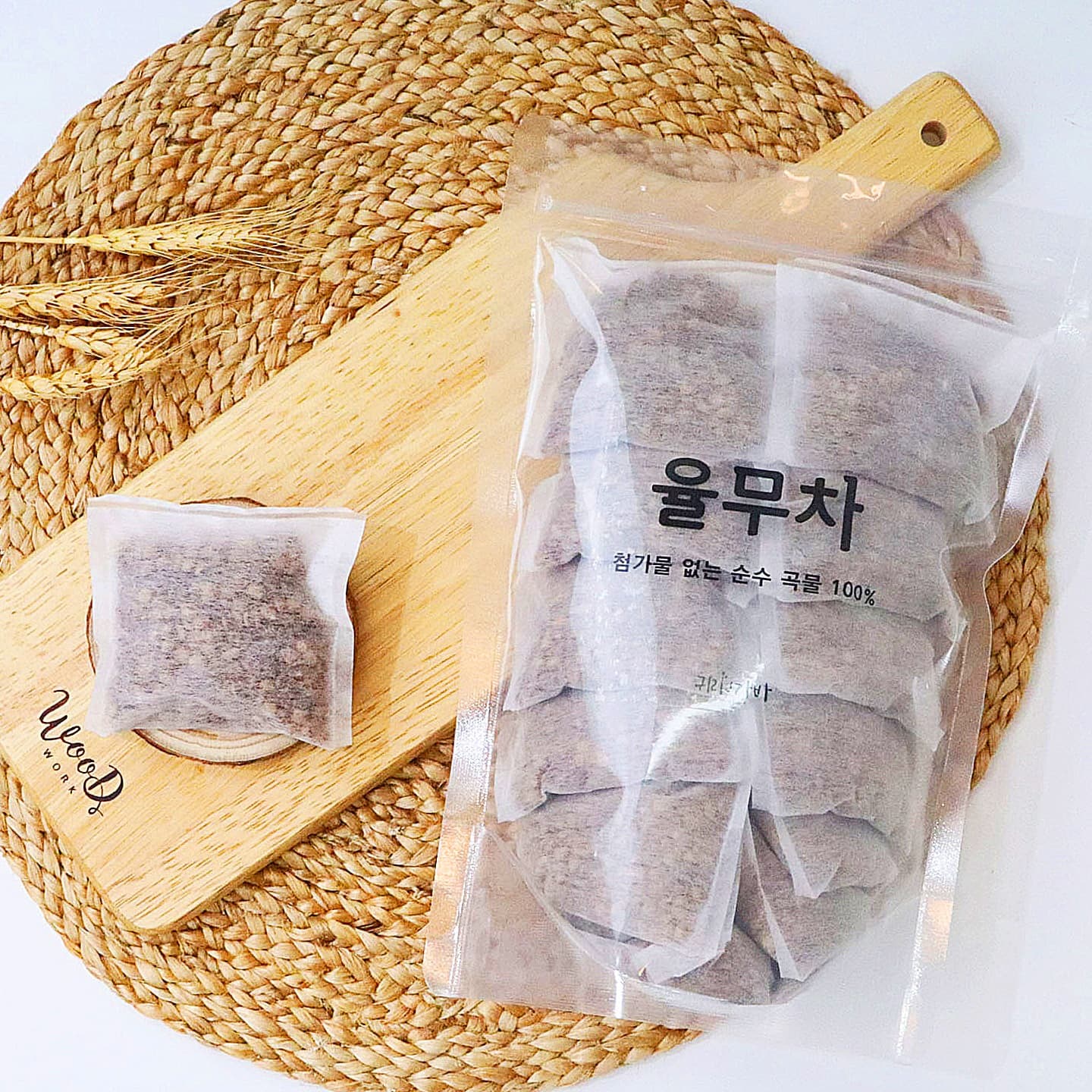 귀리맞이 국산 볶은 율무차 티백 식수용 400g