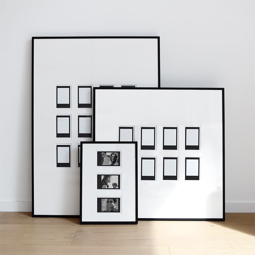 아트밀 폴라로이드 / 포카 액자 프레임 6종 - 웨딩액자 가족액자 취향액자 - 최저가 21,900원 (32% 할인)