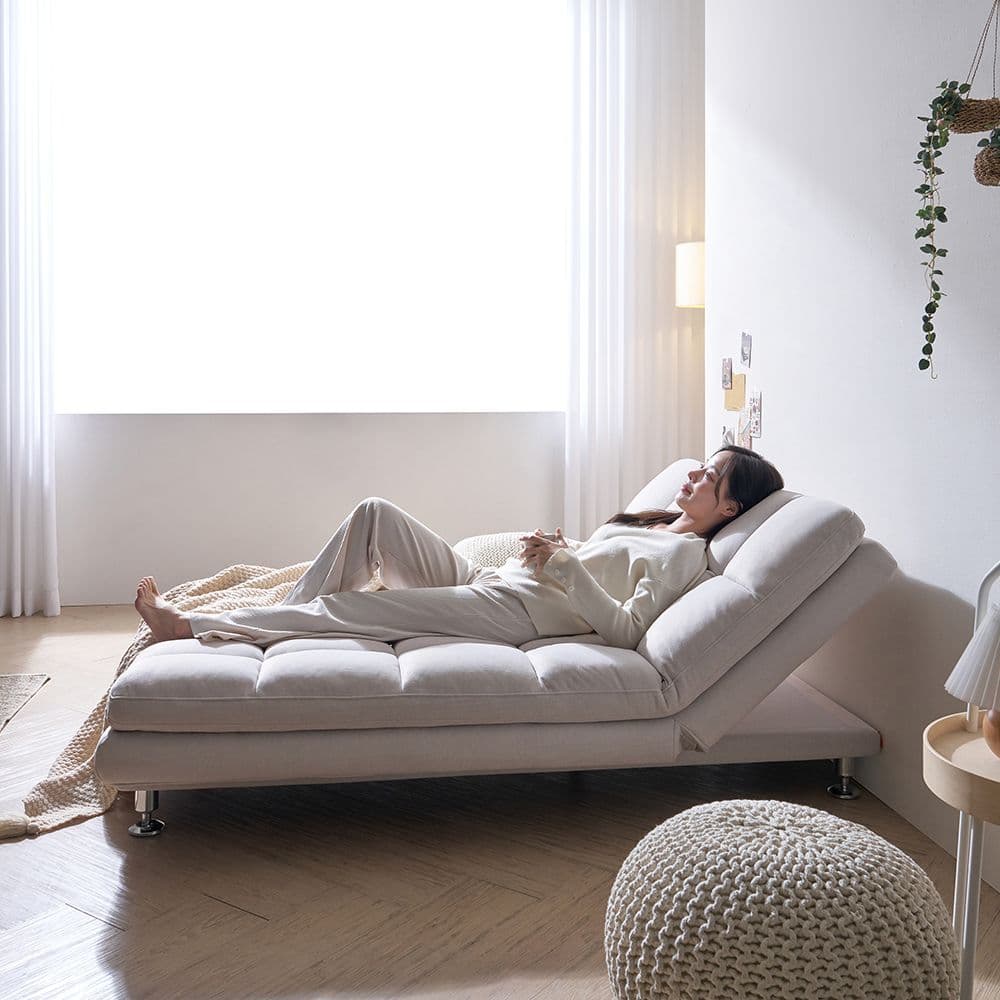 보니애가구 브리즈 데이비스 패브릭 3인용 소파 베드 - 최저가 224,000원