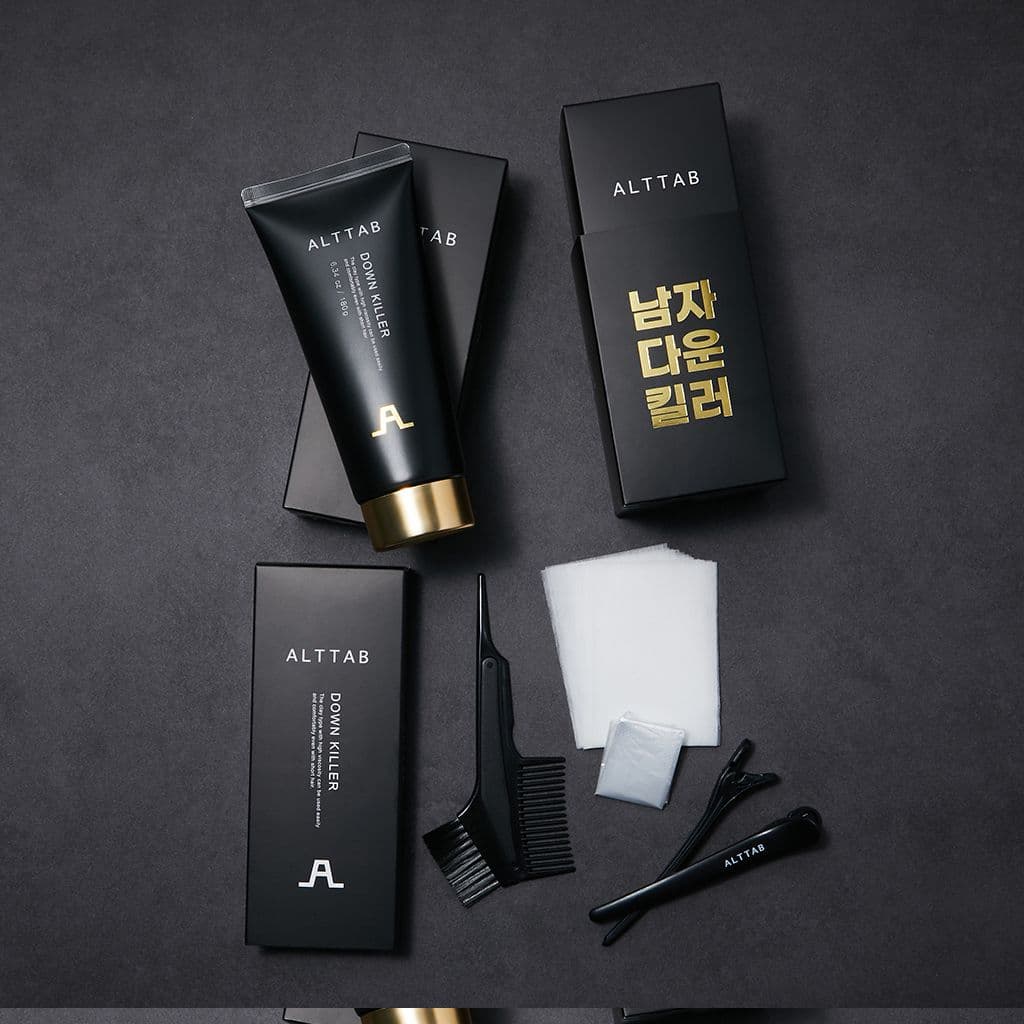 ALTTAB 알트탭 저자극 셀프 다운펌약 패키지 180g