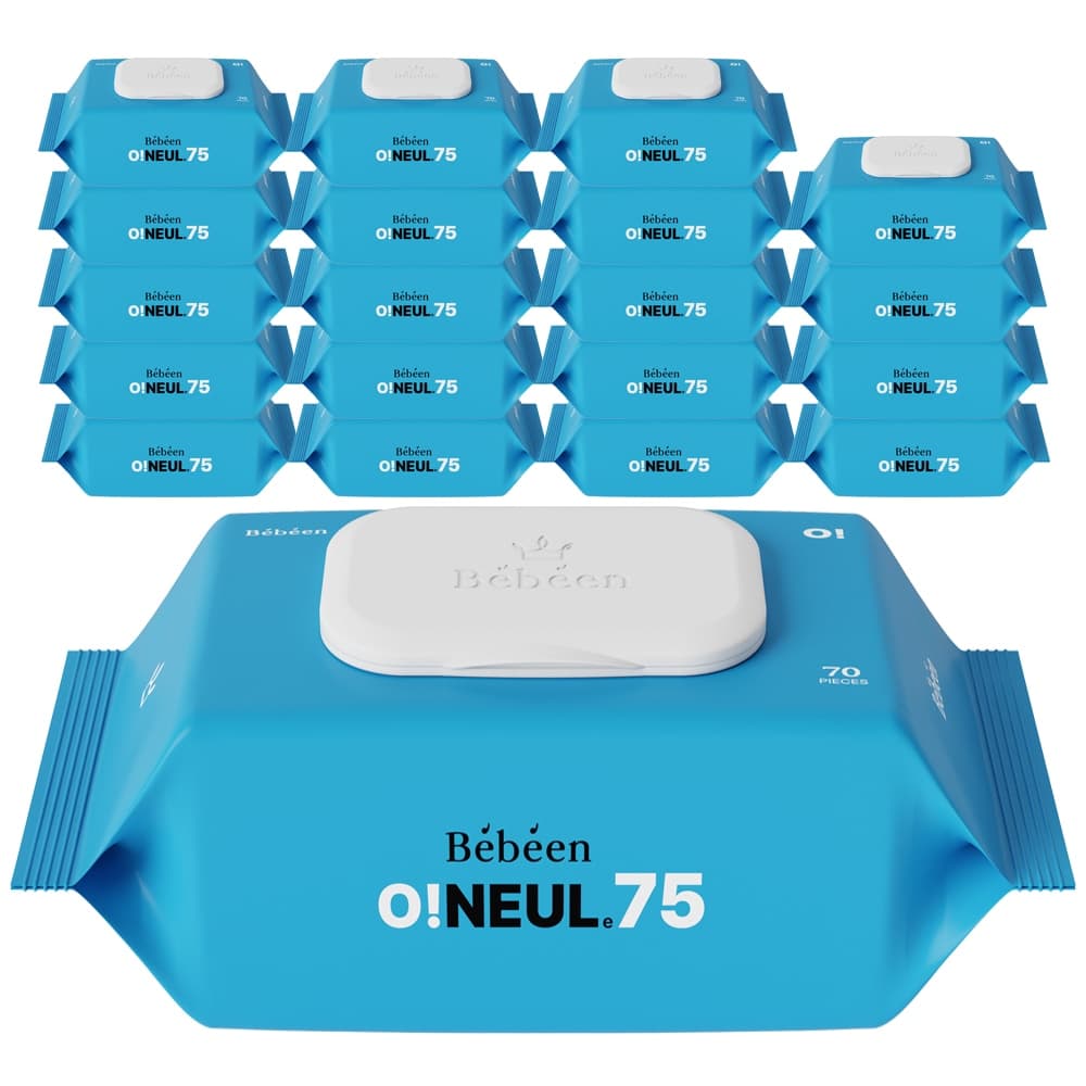 베베앙 아기물티슈 오늘에75 70매 20팩 75평량