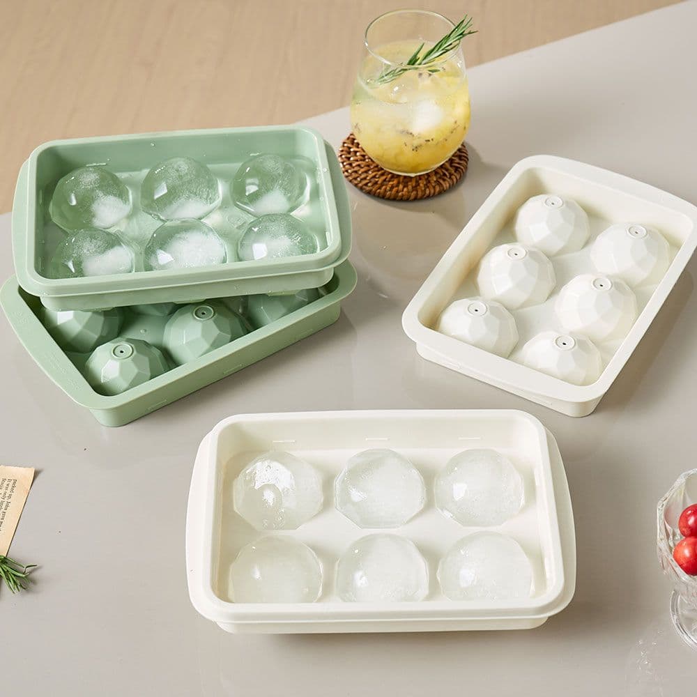 이지앤프리 오브제 12각 크리스탈 아이스볼 6구 5.4cm 85g 2P SET 위스키 하이볼