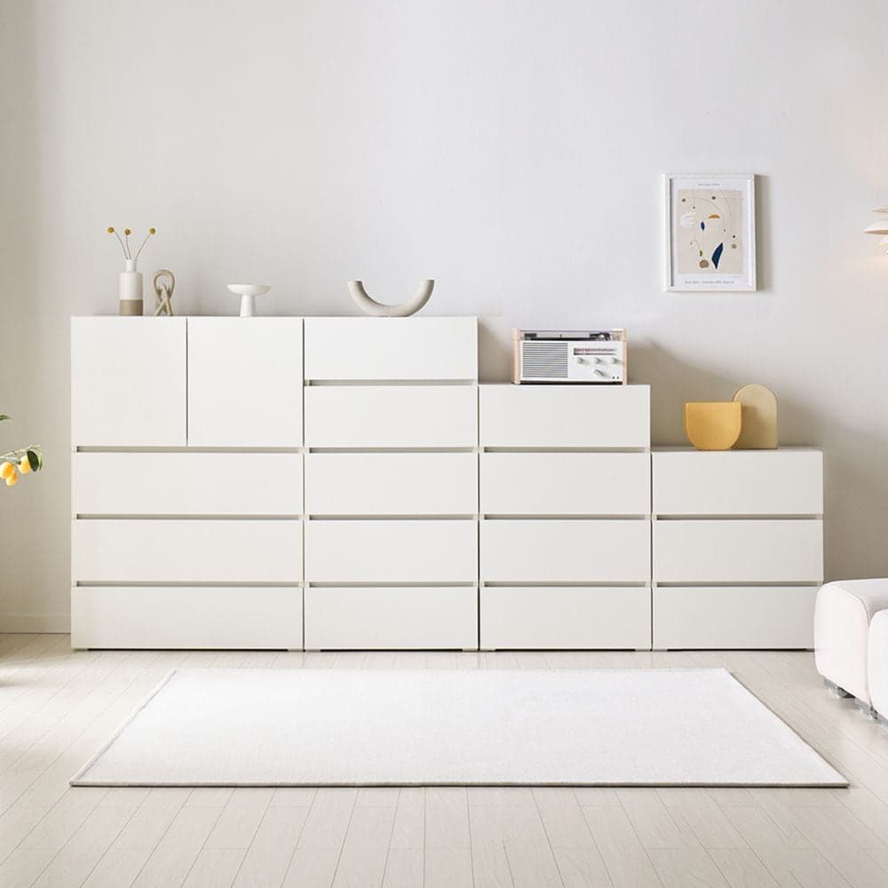 리엔까사 조아 서랍장 ( 3단 / 4단 / 5단 - 600, 800, 1200 ) - 최저가 189,000원