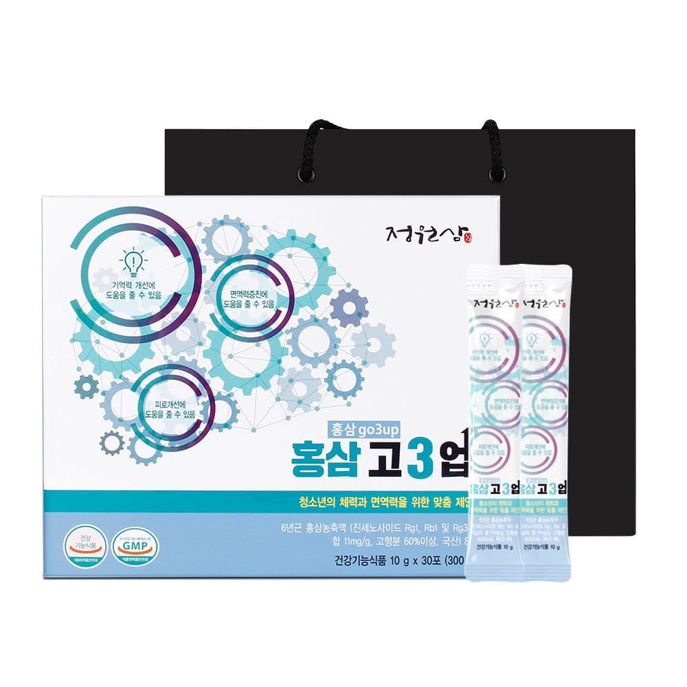 정원삼 홍삼 고3업 청소년홍삼 홍삼스틱 10g*30포