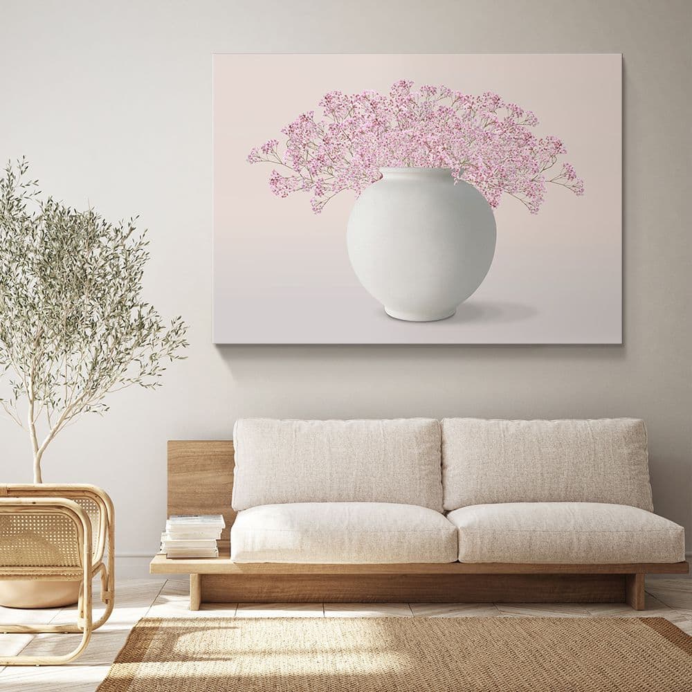 에덴미술 복 들어오는 꽃 달항아리 그림 거실 풍수 인테리어 캔버스 액자 - 최저가 24,900원 (50% 할인)