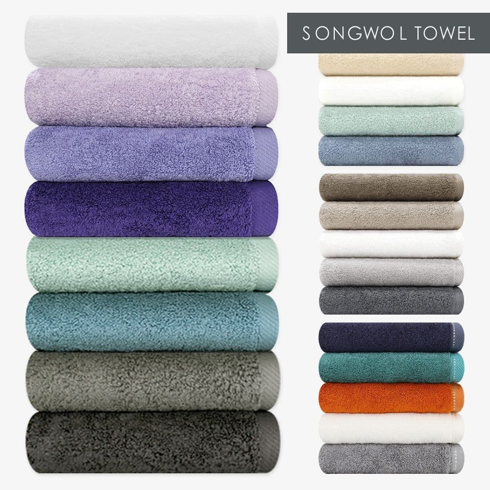 송월타월 30수/40수/뱀부얀 130g~210g 호텔수건 10장