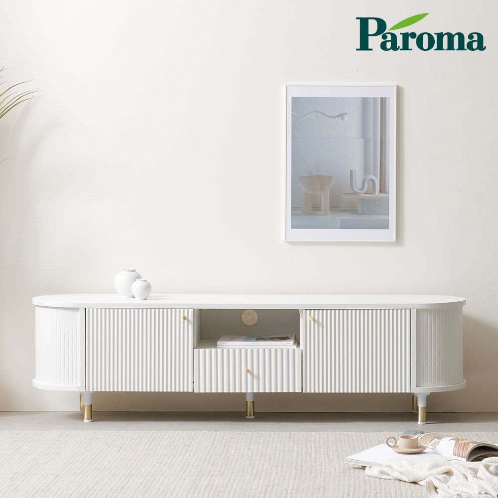 파로마 이프 와이브 1600 라운드 템바보드 거실장 FJL1109 - 최저가 92,070원