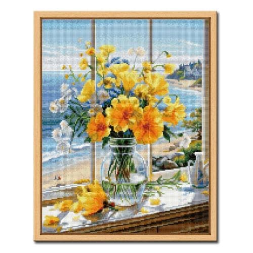 아트홀릭 DIY 보석십자수 액자형 정물 43x54cm D546_바닷가 향기