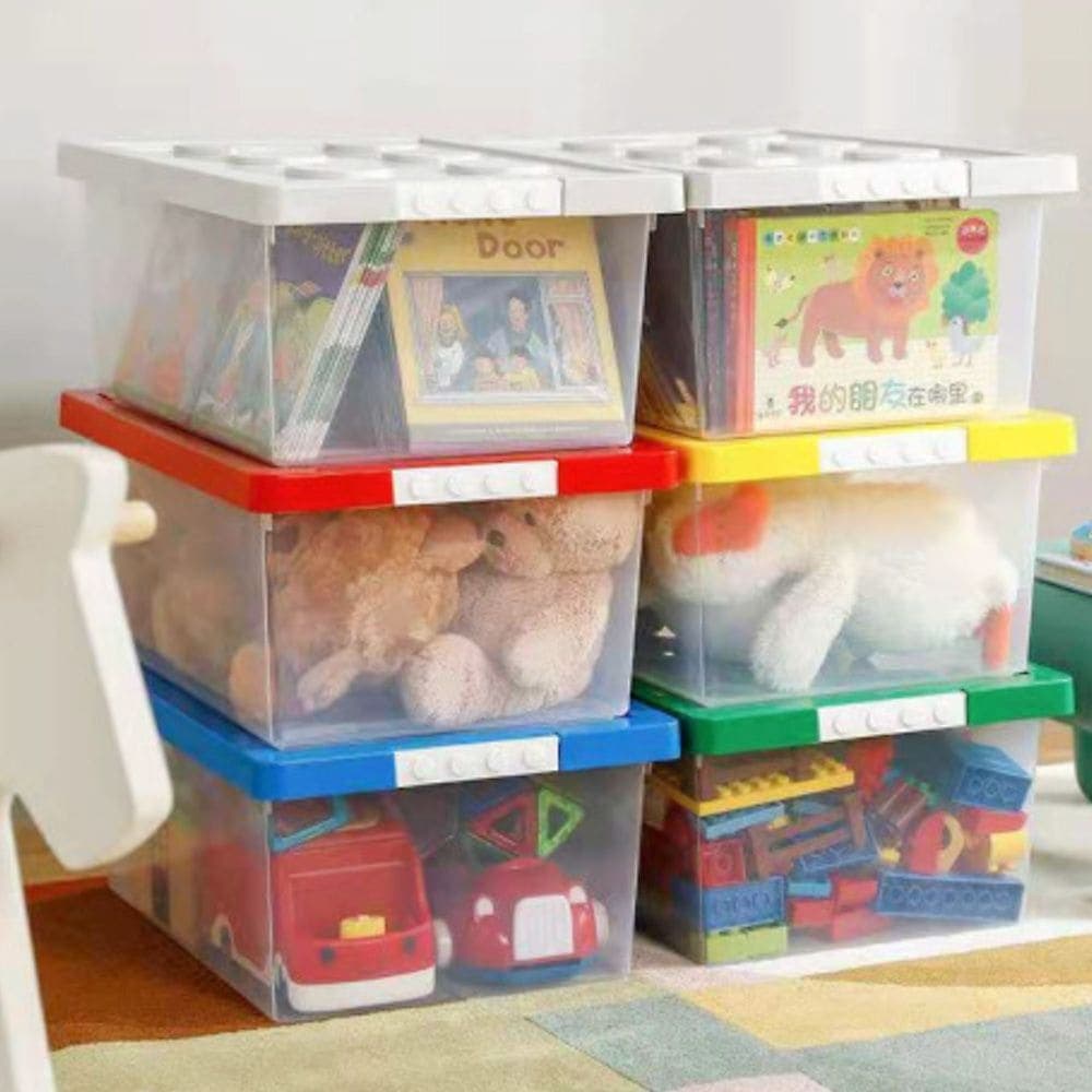 퓨어테크 OEM 레고 5컬러 장난감 수납 정리함