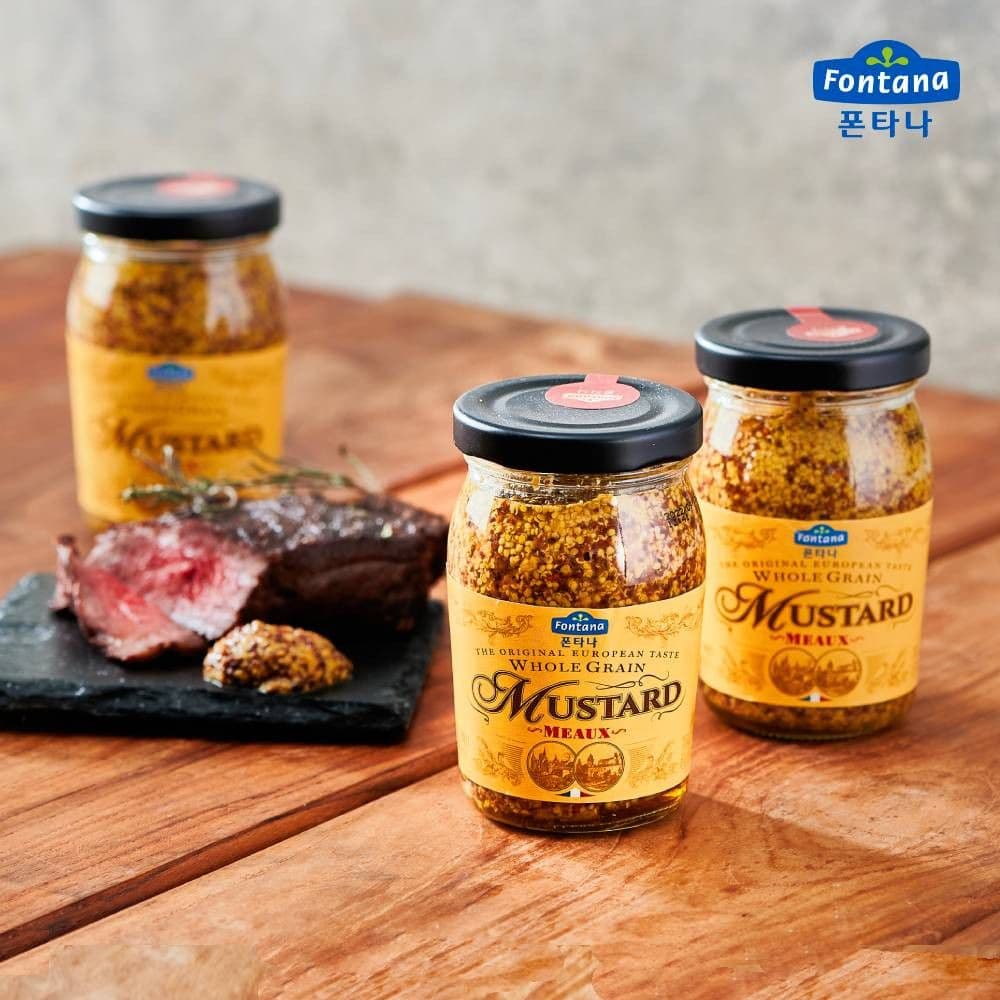 폰타나 홀그레인 머스타드 200g*3