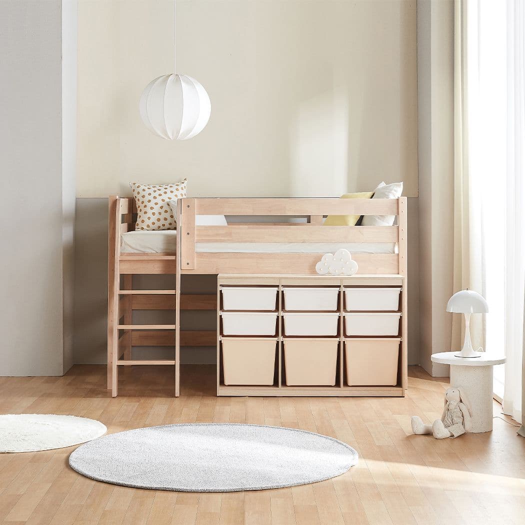 한샘 품명:한샘몰pick 우드몽드 리틀홈 원목 벙커침대 (원목책장 1ea포함,매트 별도) - 최저가 917,100원