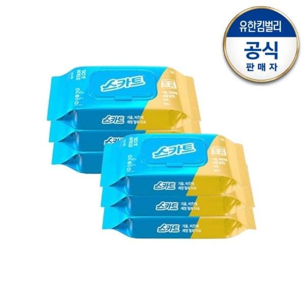 스카트 기름때전용 티슈 30매x6팩 (총180매)
