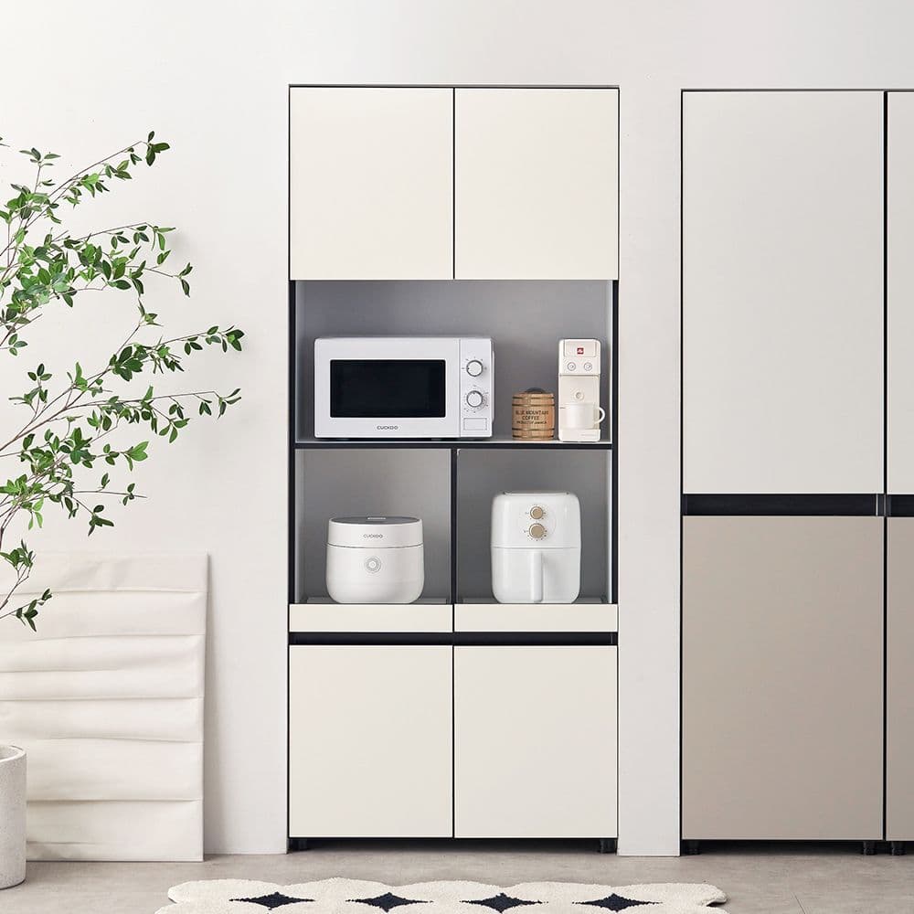 에코트렌드 오브제 주방 전자 렌지대 수납장 다이 선반 800 - 최저가 140,980원