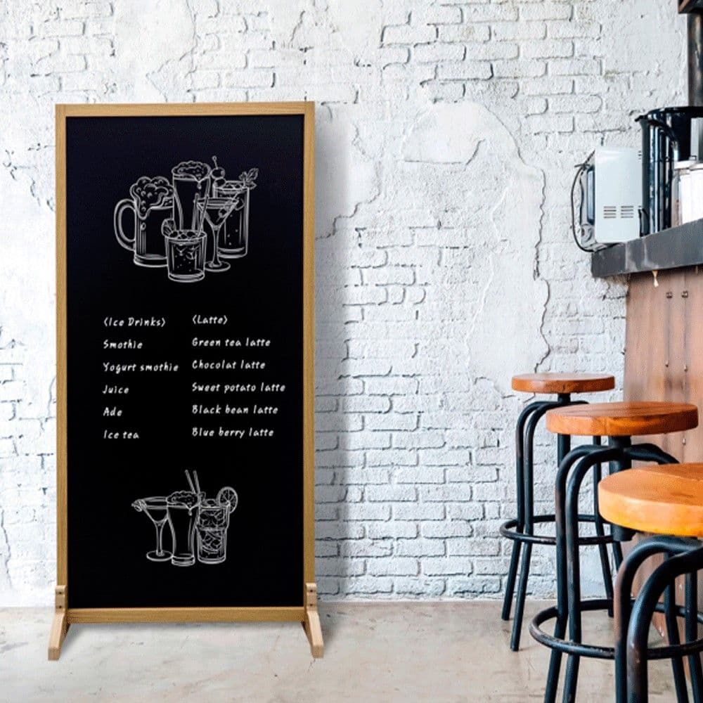 우드톡 센스있는 공간을 위한 이동식파티션 칠판보드 스탠딩보드 액자형모드 입간판 - 최저가 46,500원