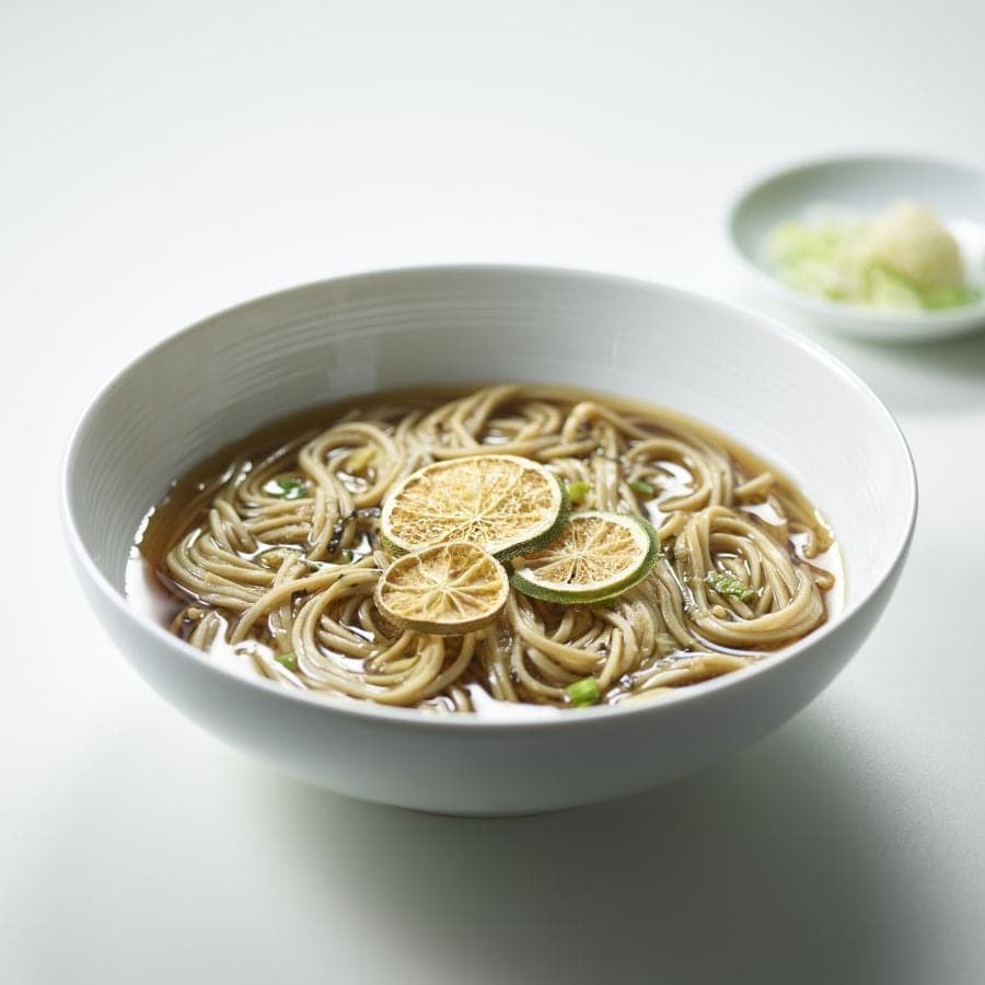 무인양품 제주청귤 메밀국수