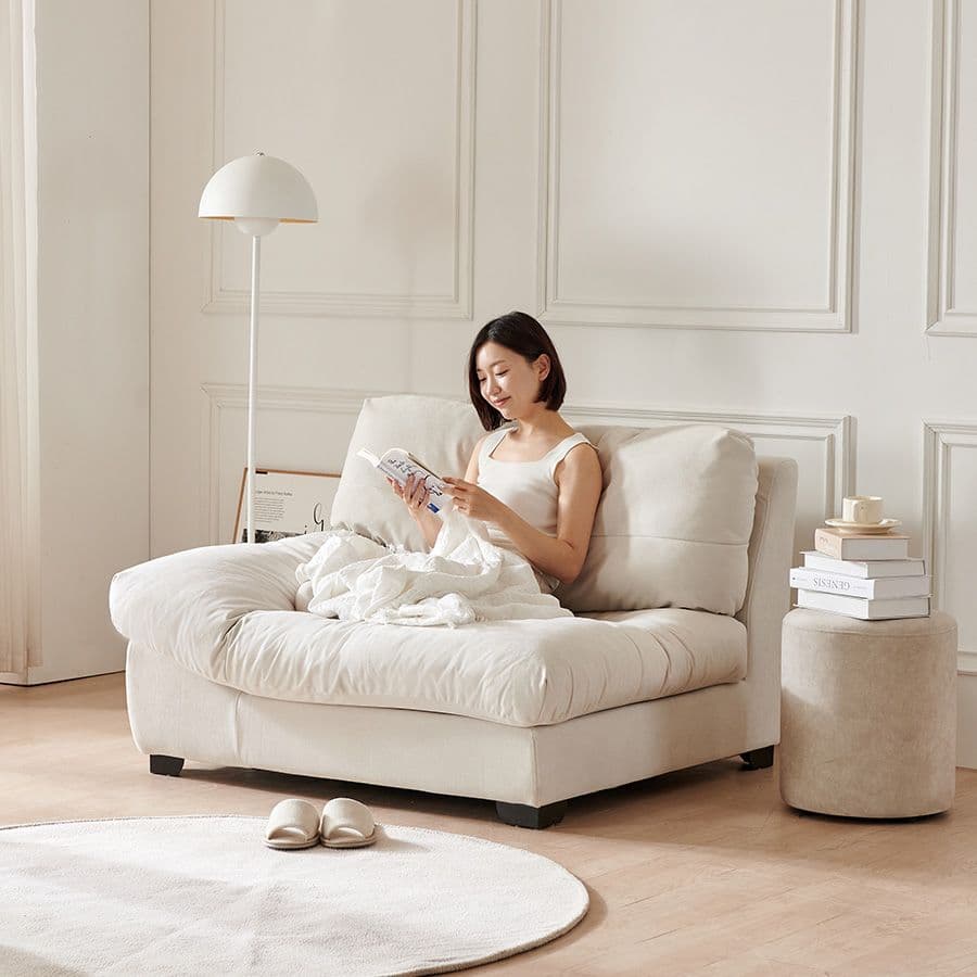 이노센트 하늘 N1 구스 1.5/3.5인 패브릭 소파 코너형 (스툴별도)