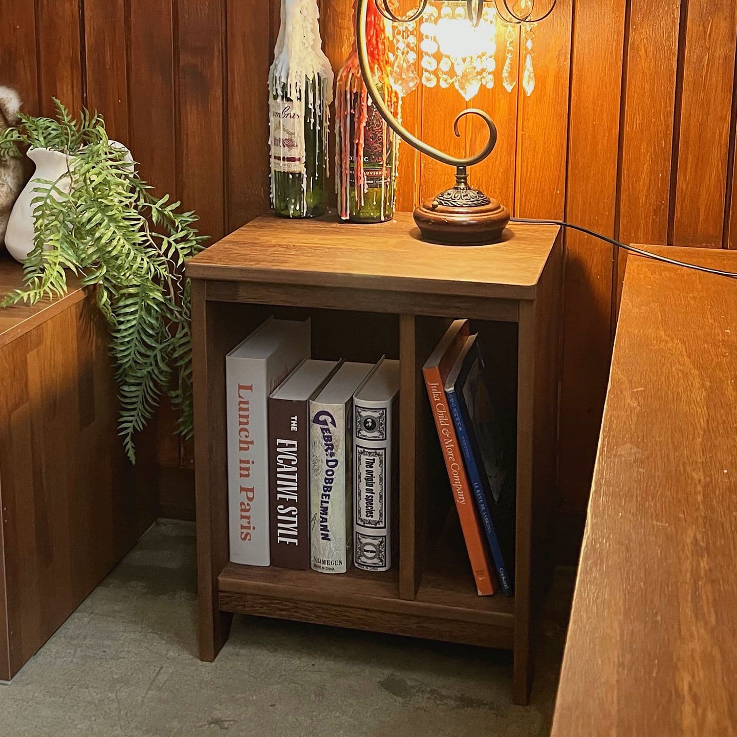 나누벨 베르데 고무나무 심플 원목 미니 침대 옆 협탁 선반 - 최저가 57,800원