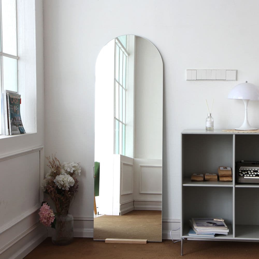 어썸프레임 노프레임 아치형 전신거울 - 최저가 61,000원