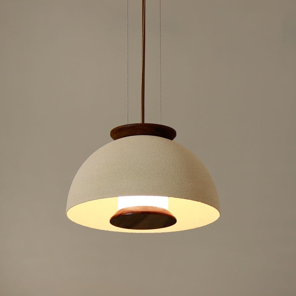 디바제 Mosae pendant 300/400 size (ivory/brown)